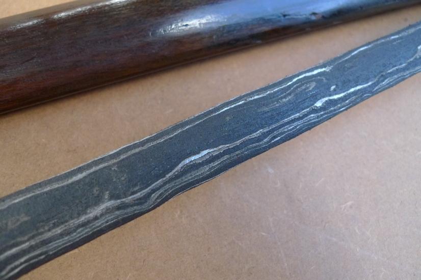 TWO FEET 730mm KRIS LURUS Long Keris Knife Dagger Sword Arms Artifact Weapon
