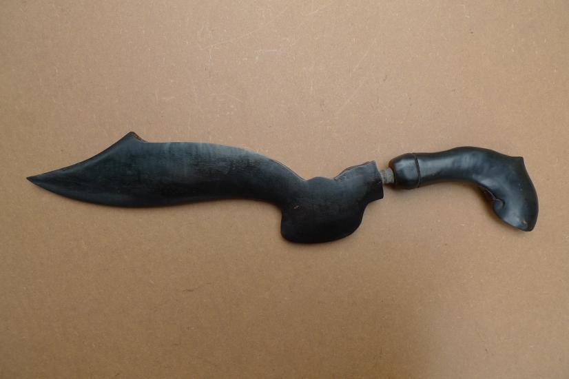 1.) OLD BLADE 530mm KUJANG JAWA Knife Weapon Dagger Sword Parang Keris Samurai