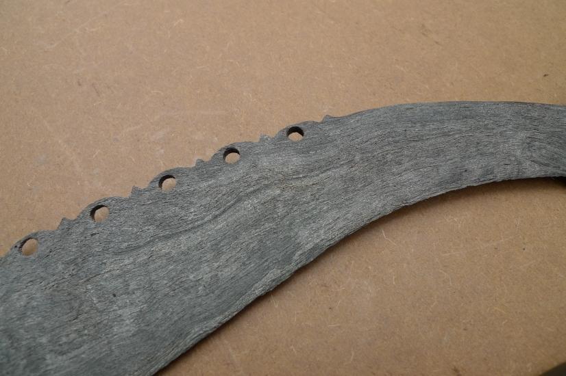 1.) OLD BLADE 530mm KUJANG JAWA Knife Weapon Dagger Sword Parang Keris Samurai