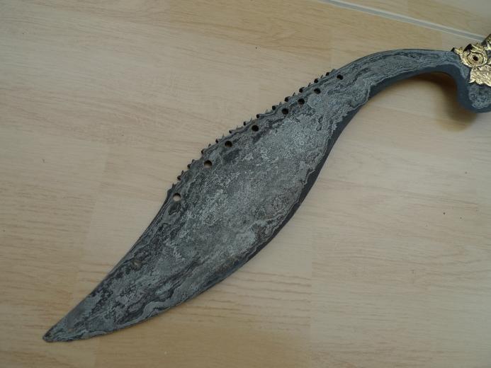 570mm GIANT KUJANG JAWA BARAT Knife Weapon Blade Dagger Sword Keris Machete #4