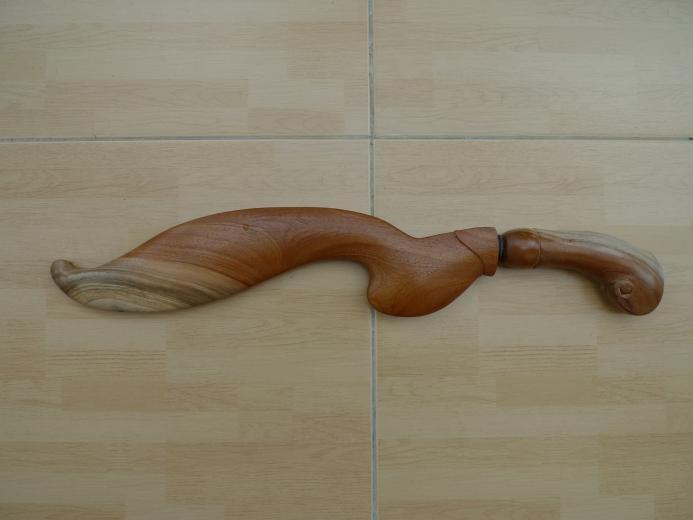 570mm GIANT KUJANG JAWA BARAT Knife Weapon Blade Dagger Sword Keris Machete #4