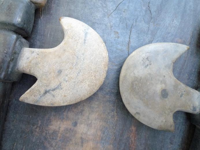 KAPAK JAWA OLD PRIMITIVE AXE AX AXES WEAPON Hindu Indonesia Stone Blade Knife