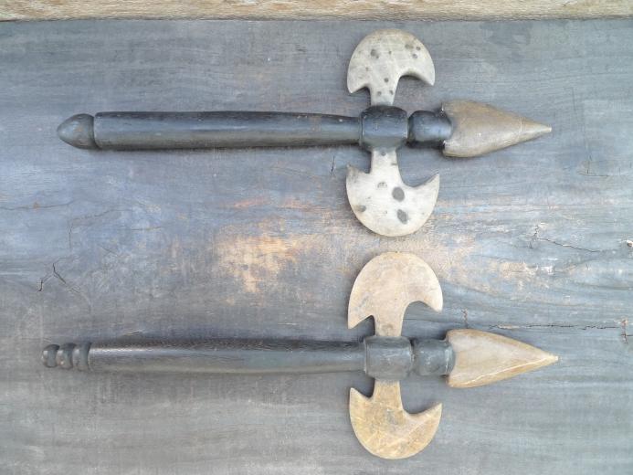 KAPAK JAWA OLD PRIMITIVE AXE AX AXES WEAPON Hindu Indonesia Stone Blade Knife