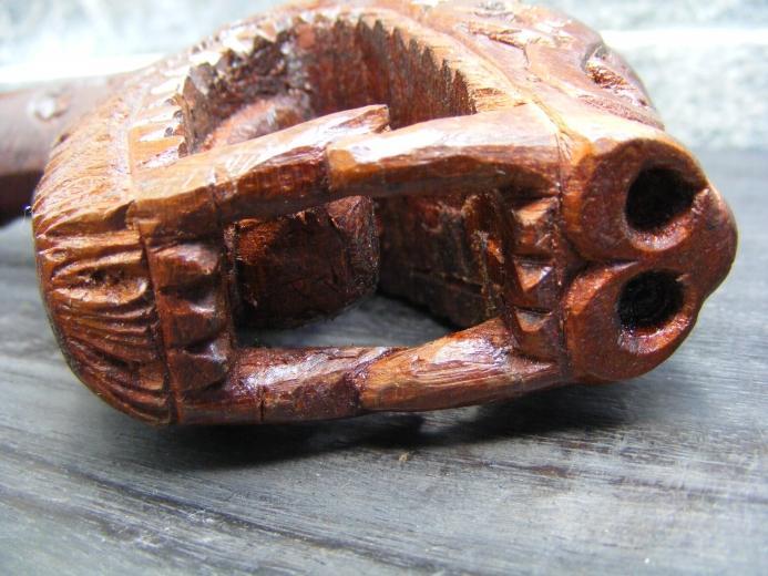 LEFT HANDED SWORD PARANG Head Hunting Butcher Knife Dagger Weapon Sarawak Borneo