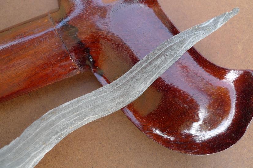 WHITE BLADE KRIS & QUALITY SAWO WOOD Weapon Knife Blade Dagger Sword Kriss Keris