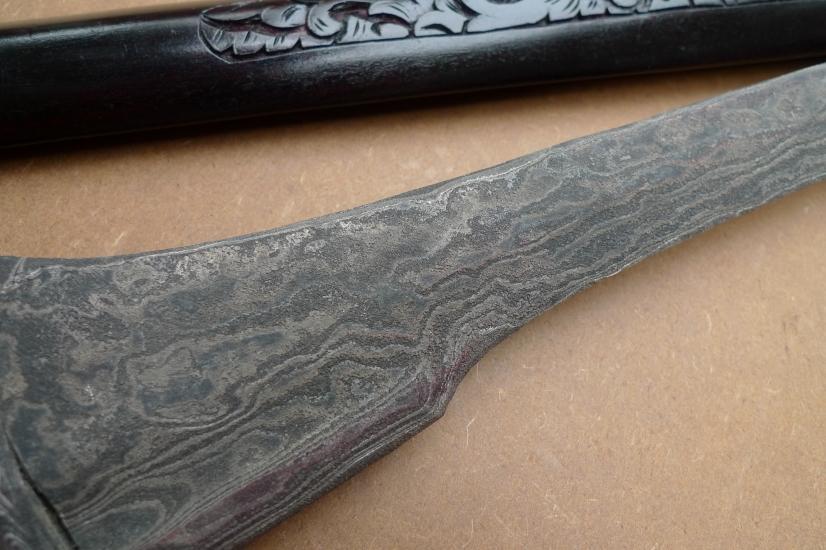 STRAIGHT BLADE 520mm KRIS SANDANG WALIKAT Keris Knife Sword Dagger Samurai Arms