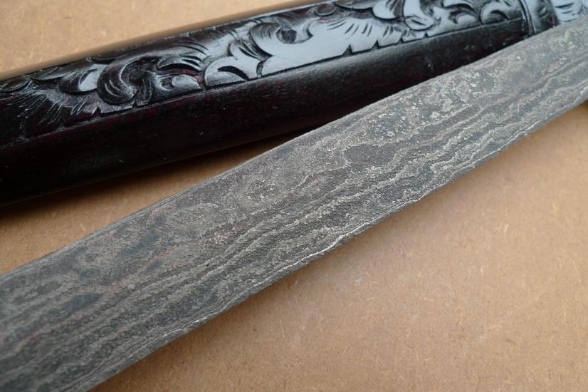 STRAIGHT BLADE 520mm KRIS SANDANG WALIKAT Keris Knife Sword Dagger Samurai Arms