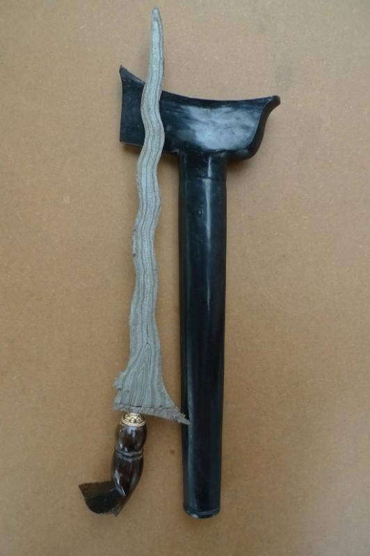 BLACK MAGIC KERIS ADEQ 460mm Blade Knife Weapon Sword Kris Kriss Dagger Asia