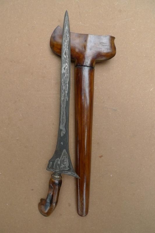 BEAUTIFUL BLADE 450mm OLD KERIS WOS WUTAH Weapon Knife Dagger Sword Kris Kriss