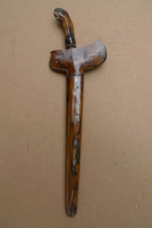BEAUTIFUL BLADE 450mm OLD KERIS WOS WUTAH Weapon Knife Dagger Sword Kris Kriss