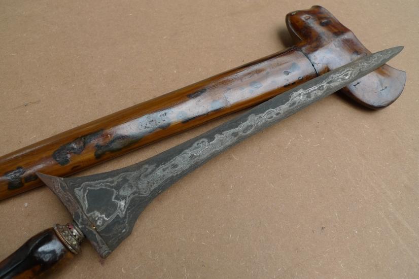 BEAUTIFUL BLADE 450mm OLD KERIS WOS WUTAH Weapon Knife Dagger Sword Kris Kriss