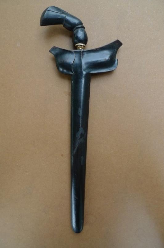 (SUMATRA PALEMBANG: Straight Blade KERIS) Knife Weapon Sword Dagger Kris Tribal