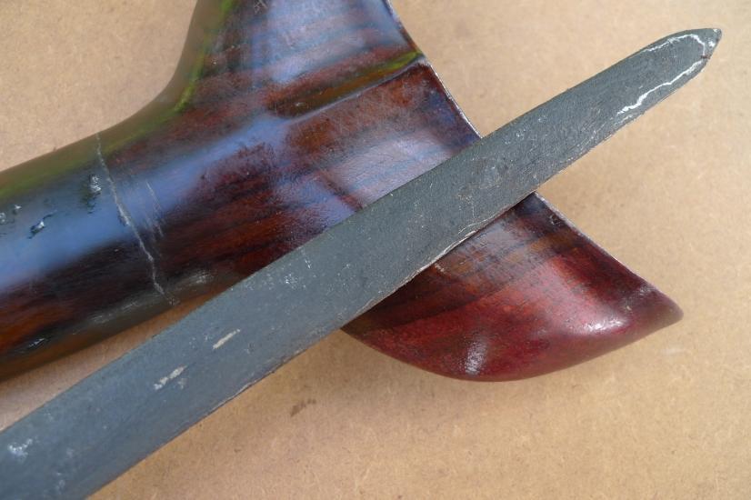 KERIS BULAN SABIT 740mm EXECUTION KRIS Straight Blade Knife Dagger Sword Weapon