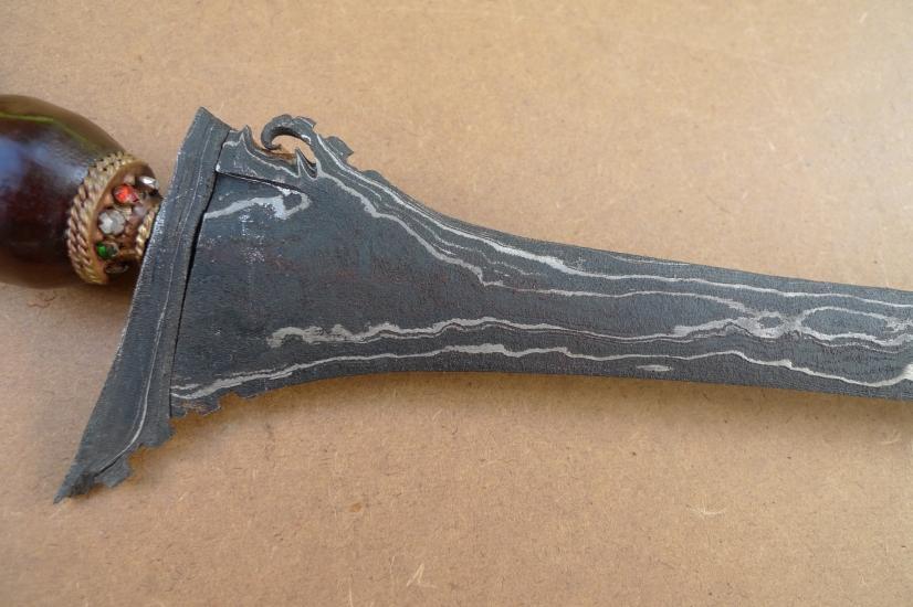 KERIS BULAN SABIT 740mm EXECUTION KRIS Straight Blade Knife Dagger Sword Weapon