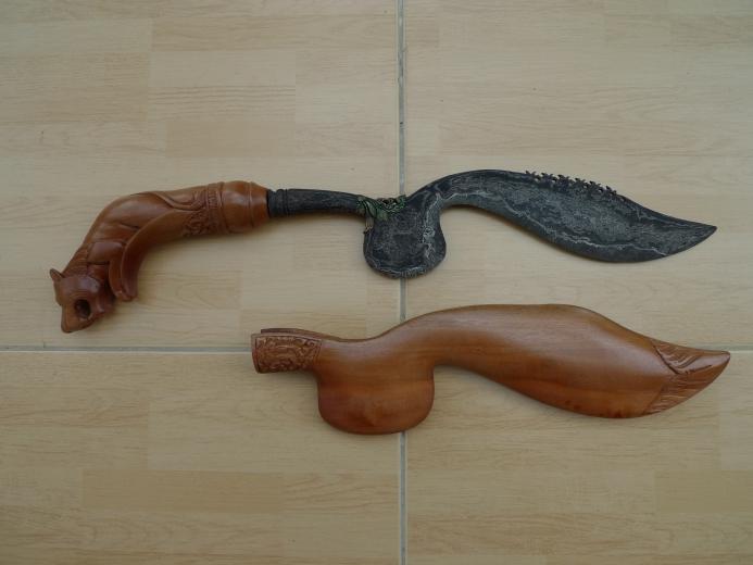 500mm KUJANG JAWA BARAT Knife Weapon Blade Dagger Sword Parang Keris Machete #2