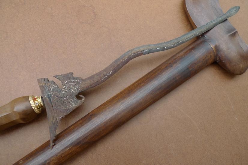 BURUNG GARUDA 530mm UNUSUAL BLADE KERIS Weapon Knife Dagger Sword Arms Samurai
