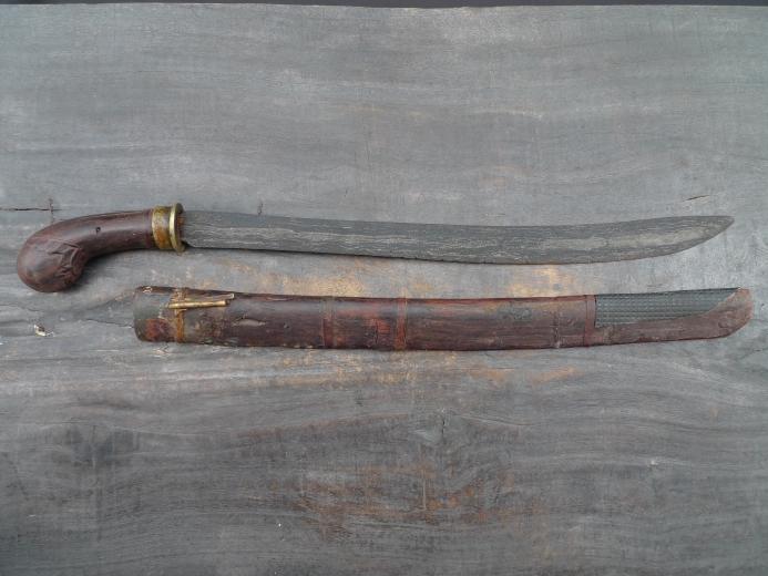 PEDANG SUMBAWA Antique Golok Sword Knife Parang Weapon Arms Lesser Sunda Bali