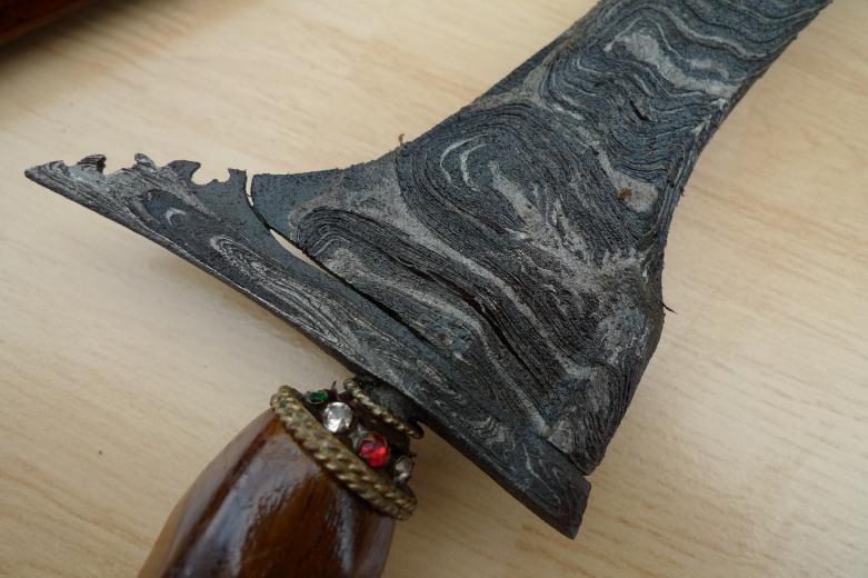 EXTREMELY RARE Lawe Setukeli KERIS 510mm KRIS Knife Weapon Blade Dagger Sword