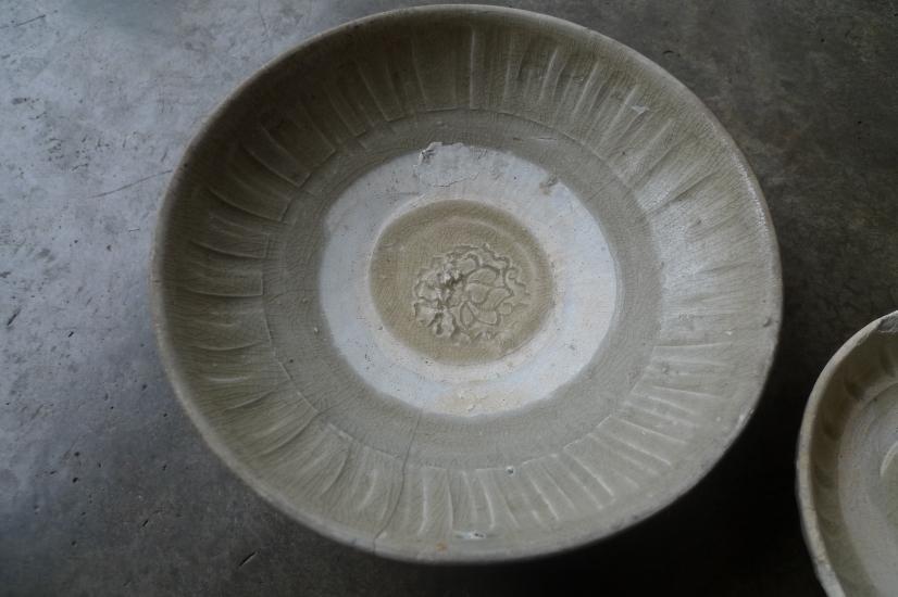TWO GLAZED SUNG / SONG (960-1279) DISH / PLATE / BOWL Chinese Porcelain Clay #6