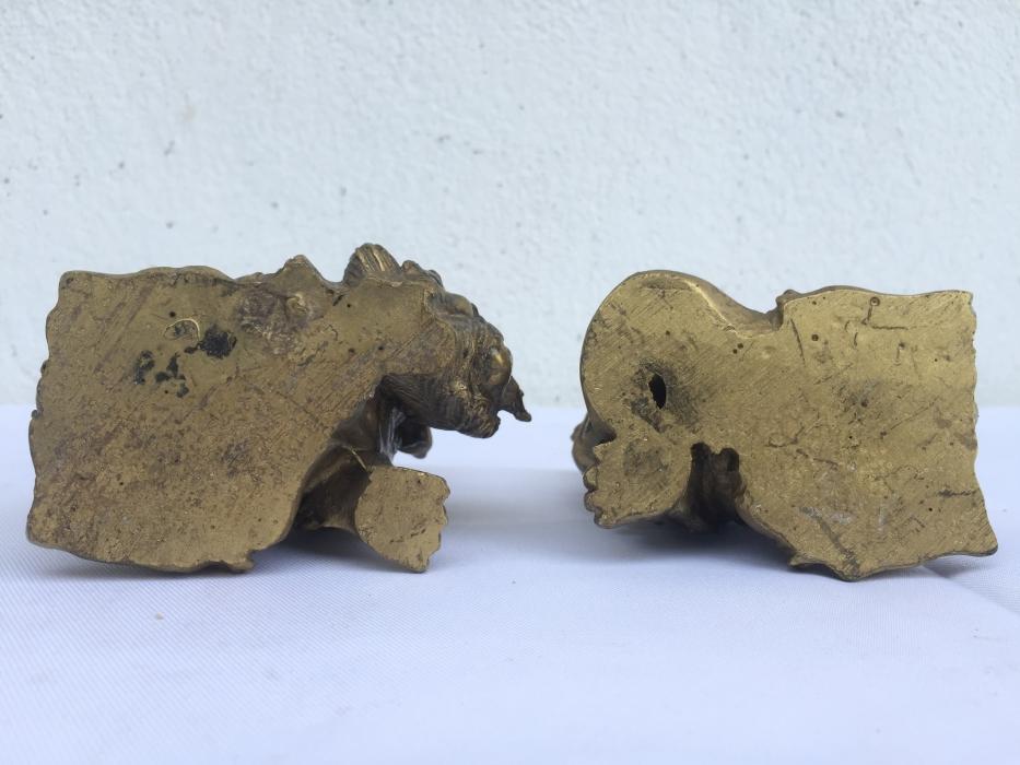 FENG SHUI (One Pair) SHI SHI FU FOO DOG Chinese Guardian Lions Office Paperweight