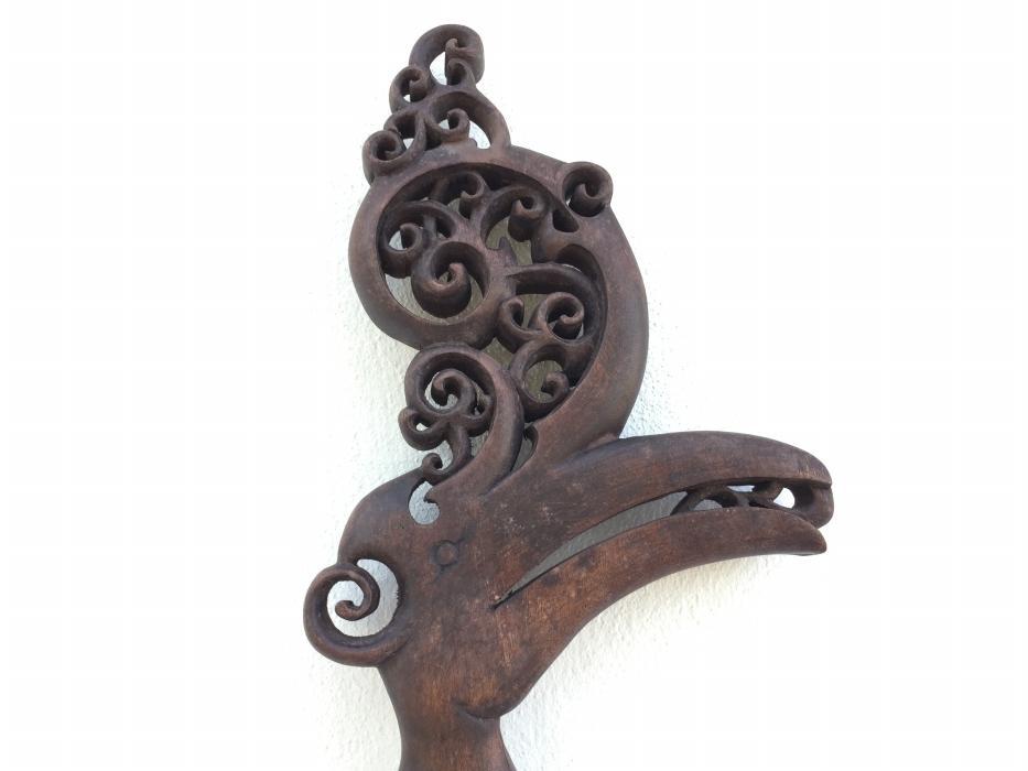 BORNEO SAPE XL 1240mm/48.8 TRIBAL GUITAR HORNBILL Musical Music Instrument Asia