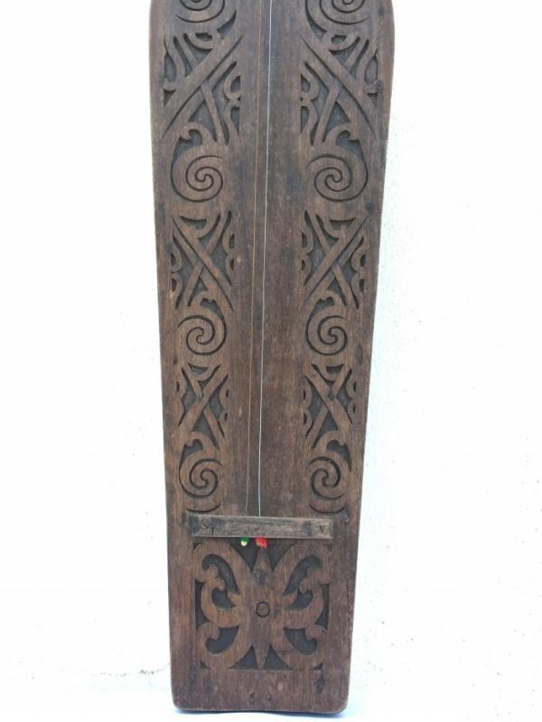BORNEO SAPE XL 1240mm/48.8 TRIBAL GUITAR HORNBILL Musical Music Instrument Asia