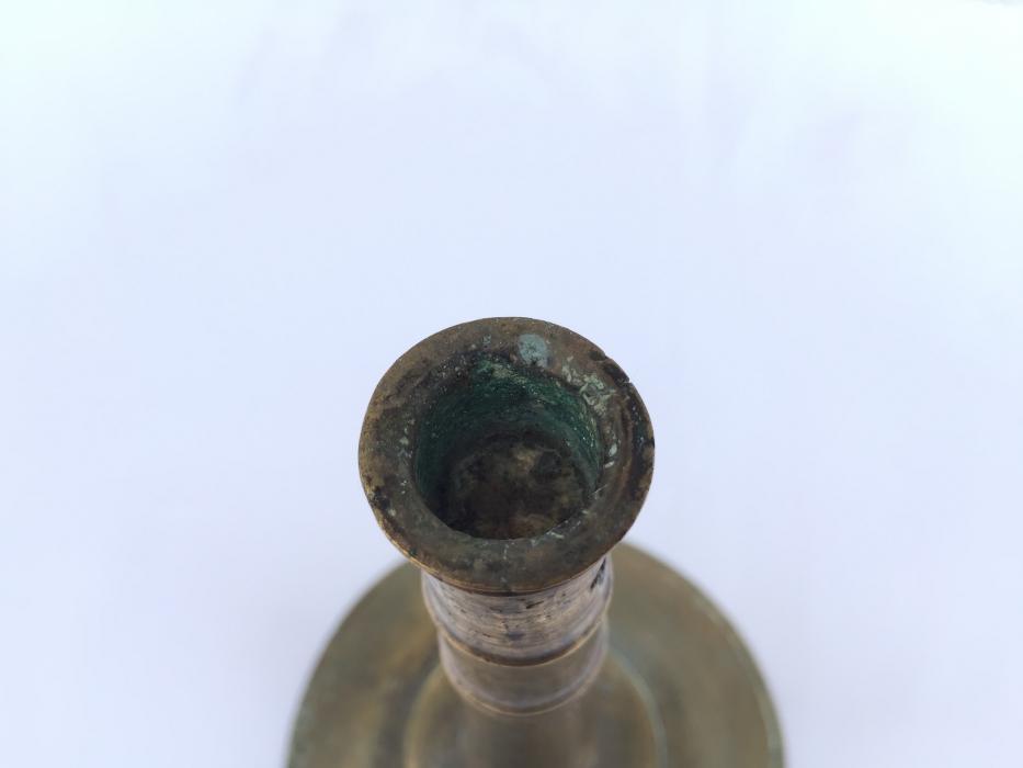 ANTIQUE BRASS / BRONZE CANDLE HOLDER no Candlebra Stand Old School Candle Stand