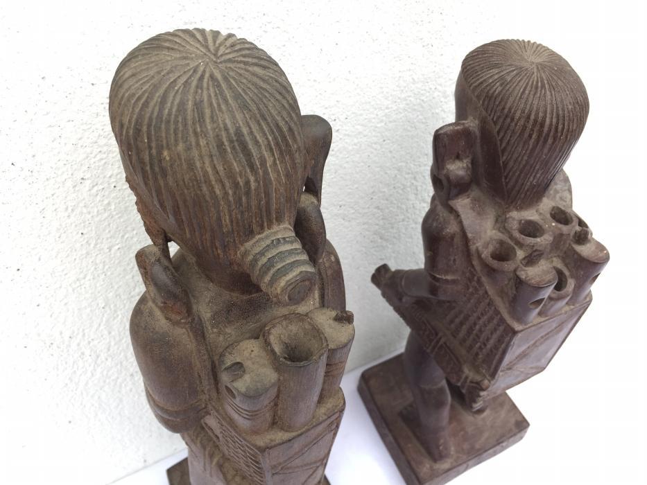 DAYAK ANCESTRAL WARRIOR Authentic Pieces Statue Sculpture Image Figure Tusau
