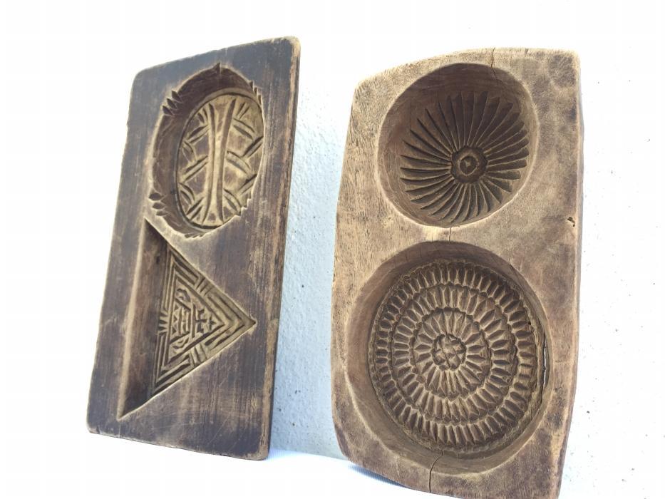 #3 CHINESE CAKE MOLD ANTIQUE Biscuit Maker South Asia Food CAST FRAME STAMP CHOP