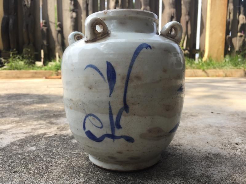 GLAZED WHITE 180mm ANTIQUE Pitcher Wine Liquor Ceramic Porcelain Bar Alcohol Pub Deco