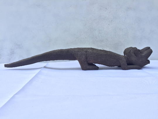 ANIMAL GUARDIAN STATUE Ritual Figure Animal Myth Pagan Object Sculpture Dayak