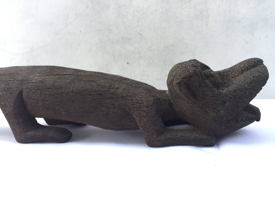 ANIMAL GUARDIAN STATUE Ritual Figure Animal Myth Pagan Object Sculpture Dayak