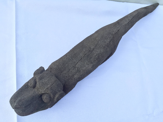ANIMAL GUARDIAN STATUE Ritual Figure Animal Myth Pagan Object Sculpture Dayak