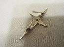 JAMES AVERY STERLING Silver SHINING STAR CROSS Pin BROOCH retired
