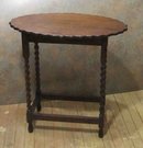 Oak Parlor Lamp Table