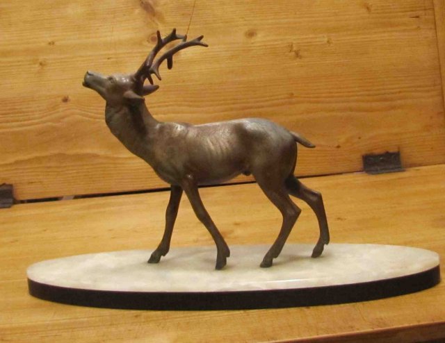 Antique Deer on Marble