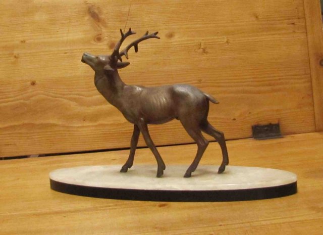 Antique Deer on Marble