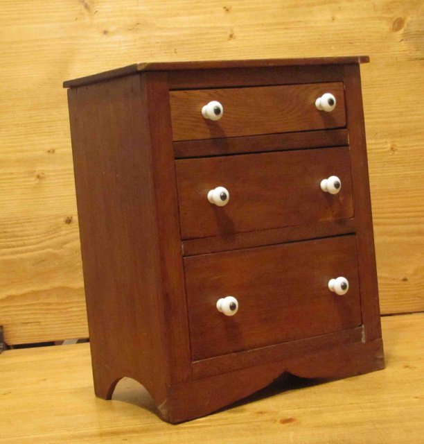 Child's Miniature Doll's Chest of Drawers