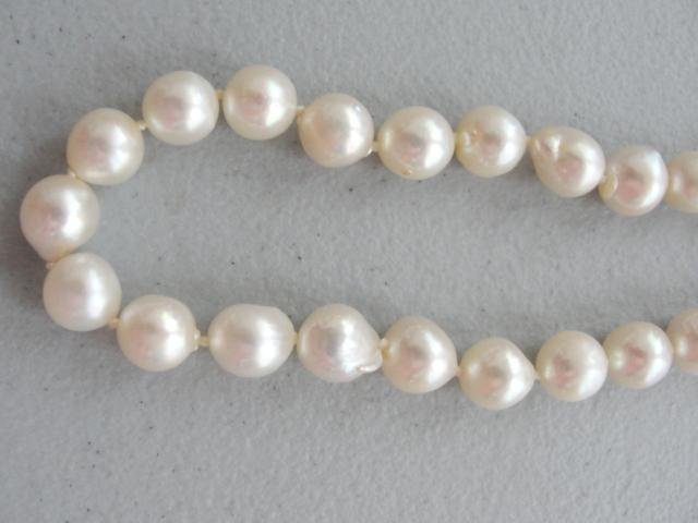 Baroque Akoya Cultured Pearl Necklace