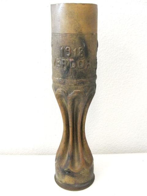WWI Trench Art Military Shell