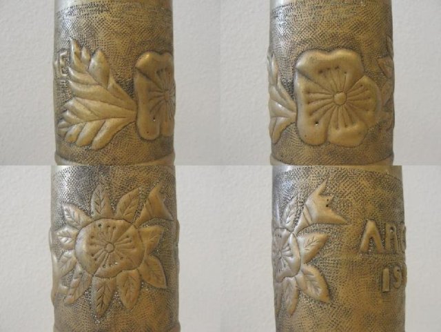 WWI Trench Art Military Shell