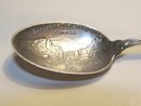 Sterling Demitasse Indian Chief Souvenir Spoon