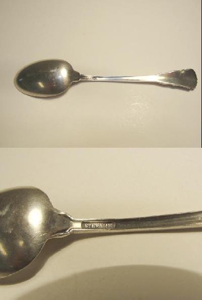 Sterling Demitasse Indian Chief Souvenir Spoon