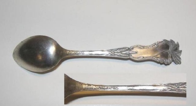Sterling Demitasse Indian Chief Souvenir Spoon
