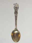 Sterling Demitasse Indian Chief Souvenir Spoon