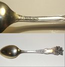Sterling Demitasse Indian Chief Souvenir Spoon