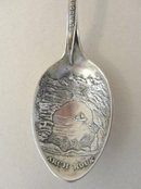 Sterling Demitasse Indian Chief Souvenir Spoon