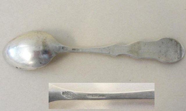 Sterling Demitasse Indian Chief Souvenir Spoon