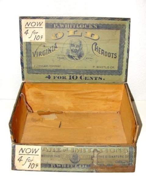 Black Americana Cigar Box