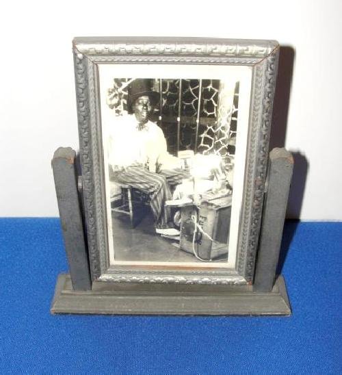Framed Photo of Black Minstrel